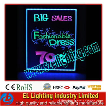 LED Lighting Writing Board in Advertising Boards